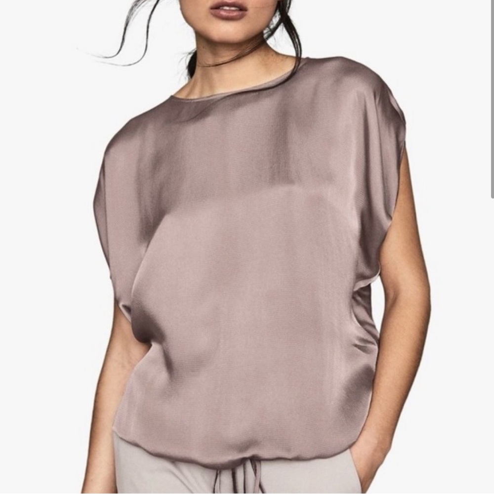 MOVING SALE Reiss Maggie blue top